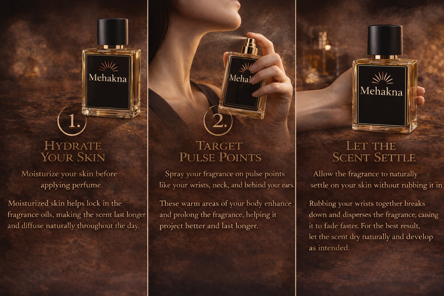 HOW TO APPLY SCENT AND PERFUMES PROPERLY
