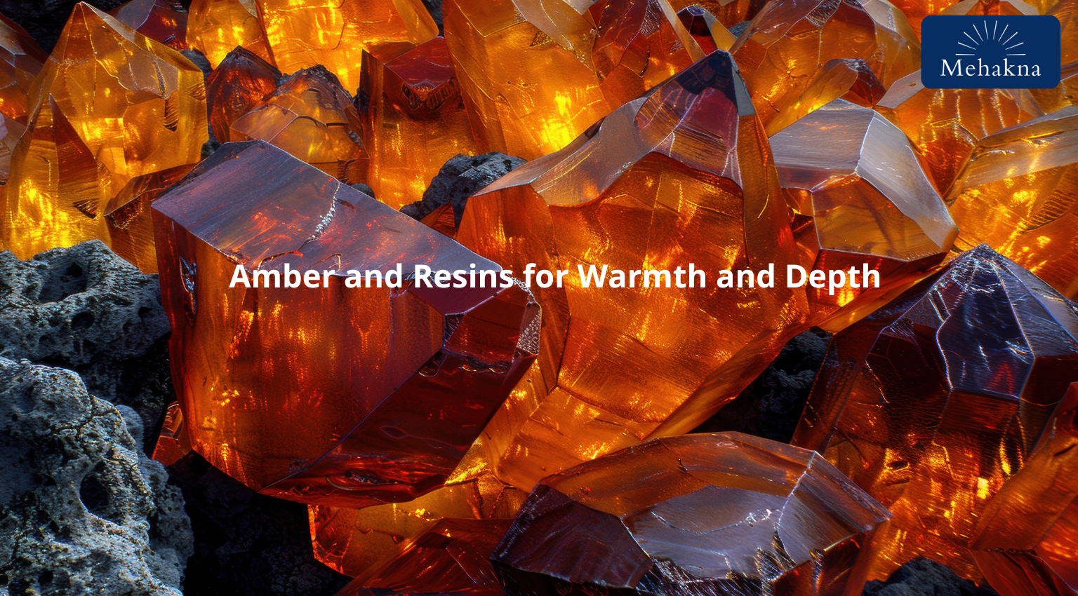 Amber and Resins for Warmth and Depth