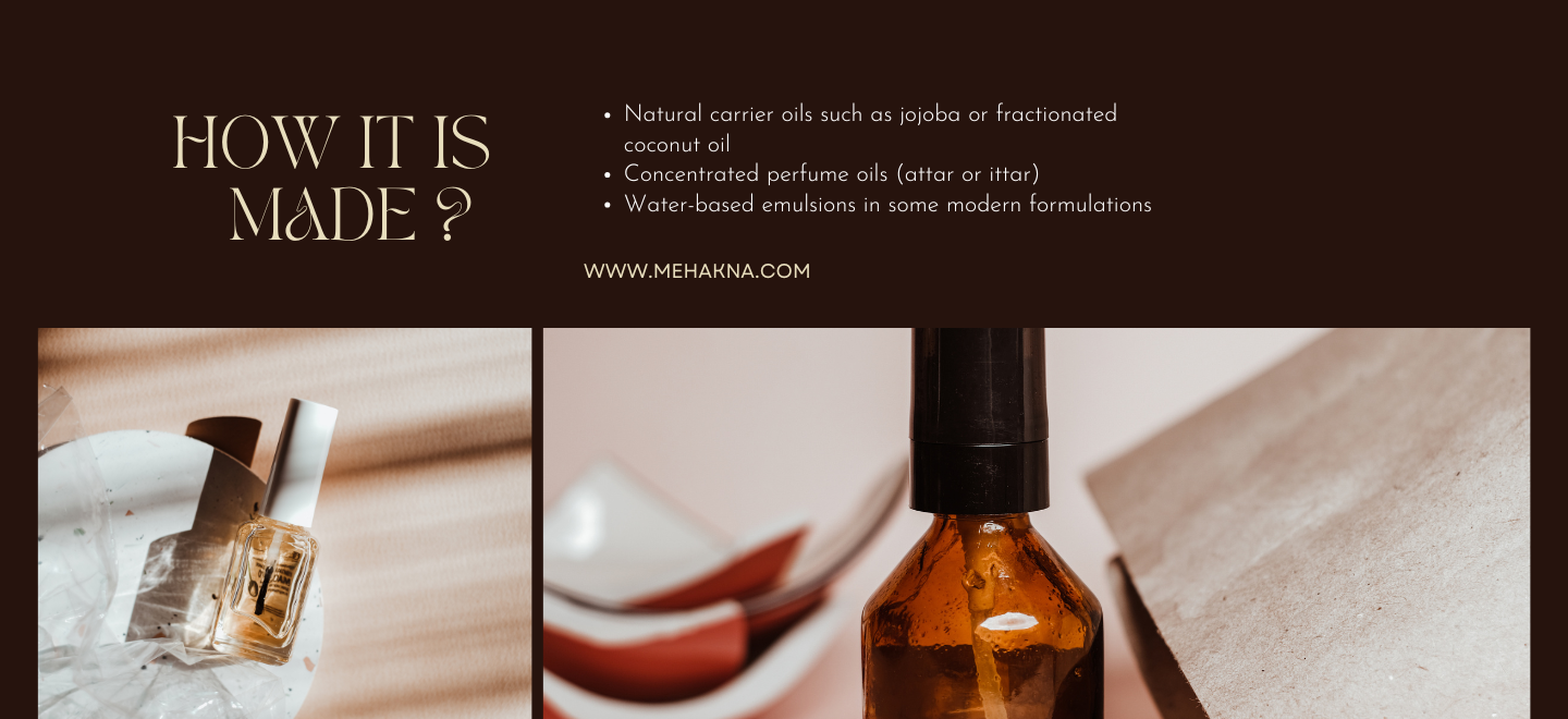 how it is made non alcholic perfumes are made