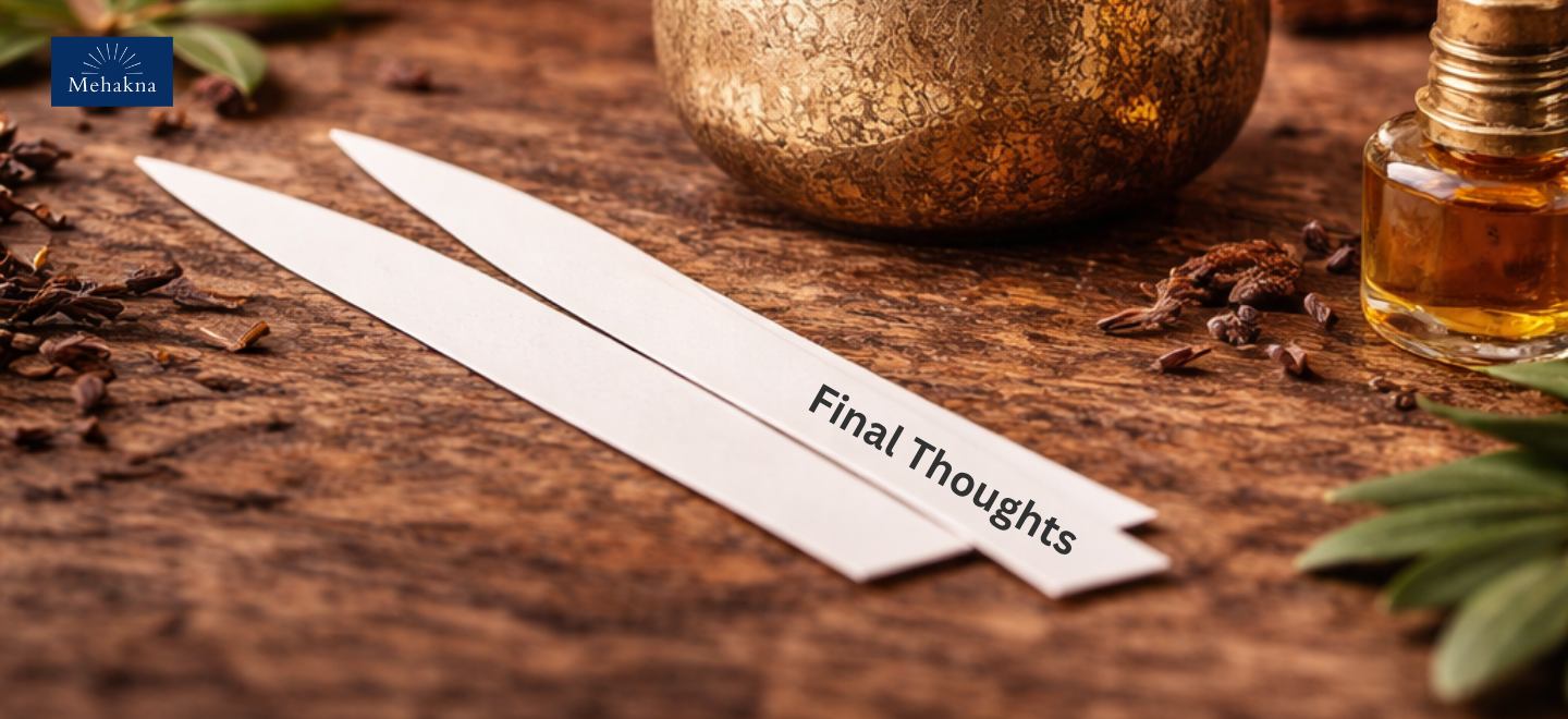 Final thoughts - absorbent paper for perfumes