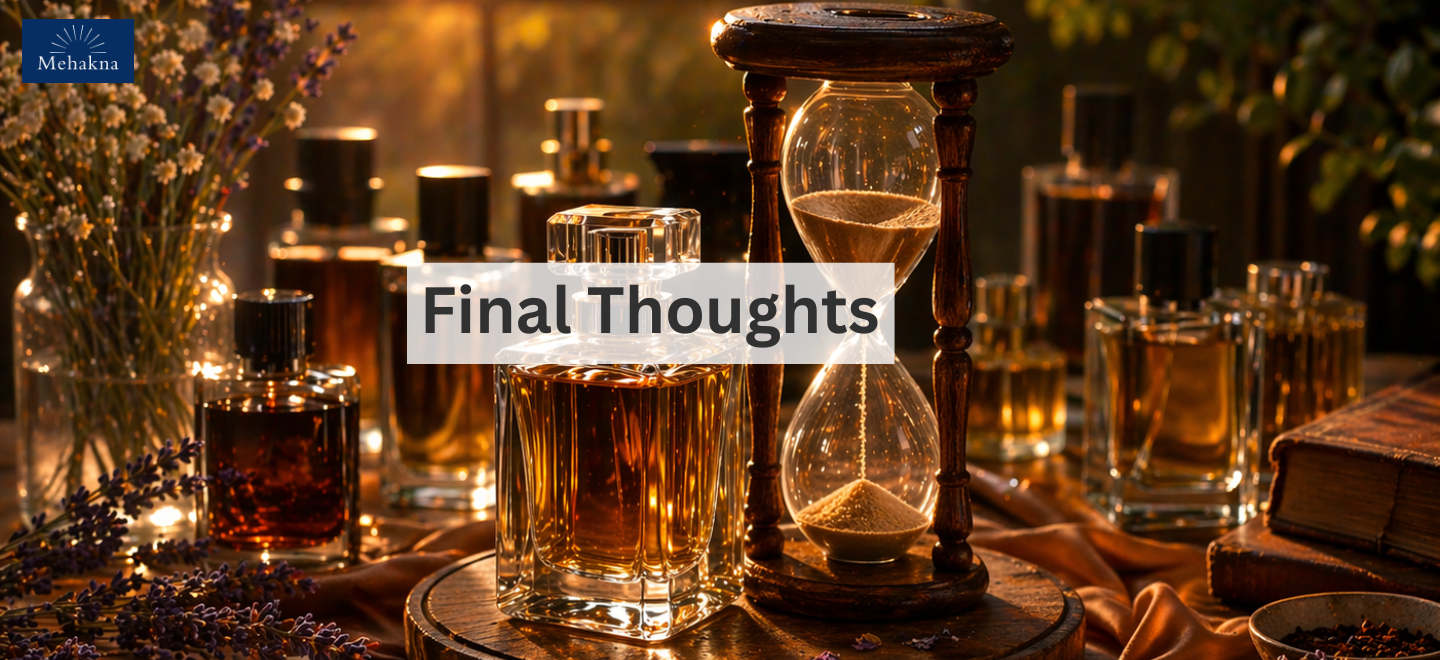 final thoughts on perfume aging process