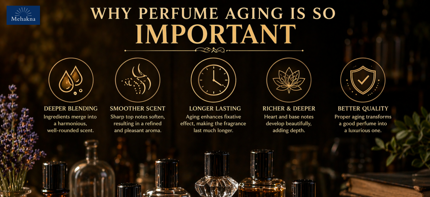 imporance of aging of perfume and scents