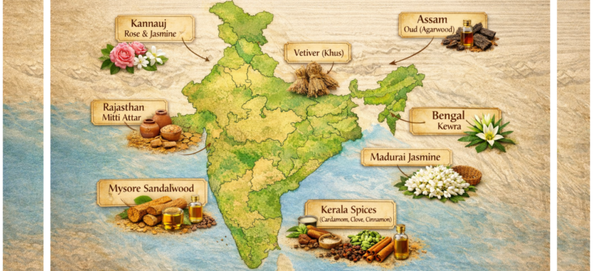 scents and fragnances of india