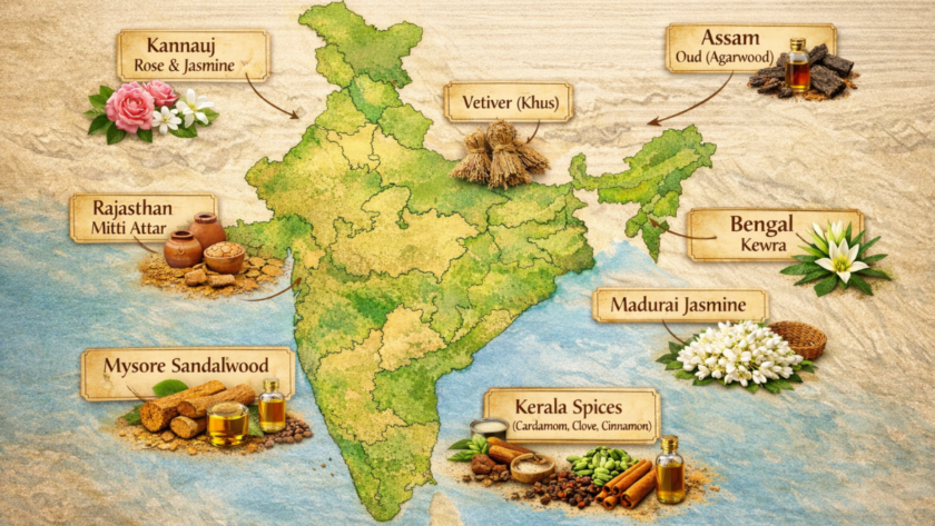 scents and fragnances of india