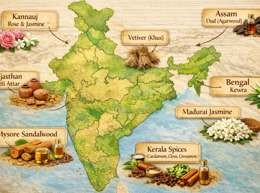 scents and fragnances of india