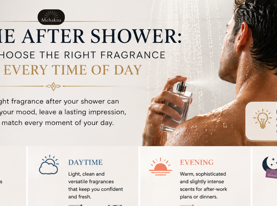 perfume after shower