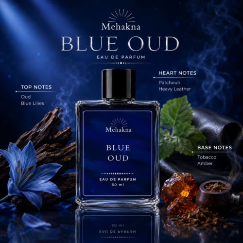 blue oud perfume by mehakna for men and women