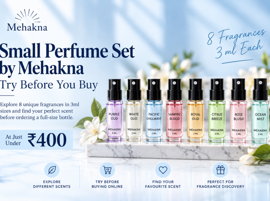 small perfume set by mehakna
